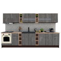 Bucatarie MARINA NEW 340 5C Wenge / Decor K352